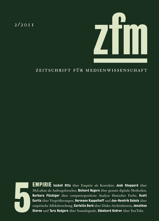 Vinzenz Hediger, Markus Stauff: Empirie
