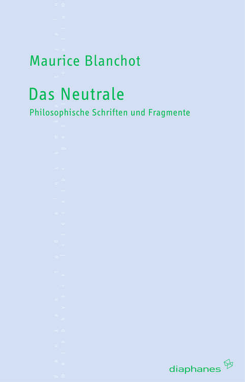 René Char und das Denken des Neutralen