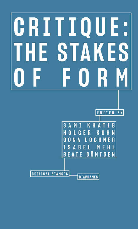 Thomas Glaser: Roland Barthes’ Critical Writing from  the Materials of Cy Twombly—and  the Criticism of Form in the Early Texts of Lukács and Benjamin