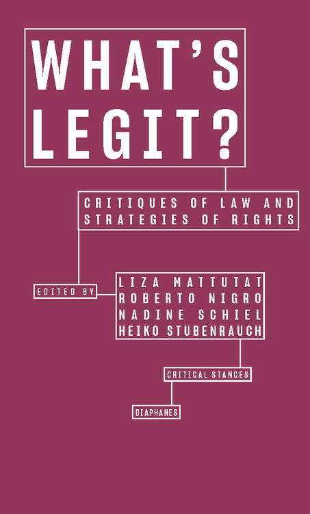 Laurent de Sutter: Against Law: The 1960s Anti-Juridical Moment in France