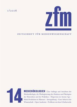 Gesellschaft für Medienwissenschaft (Hg.): Zeitschrift für Medienwissenschaft 14