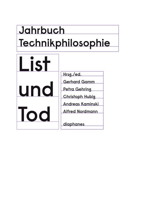 Gerhard Gamm (Hg.), Petra Gehring (Hg.), ...: Jahrbuch Technikphilosophie 2016