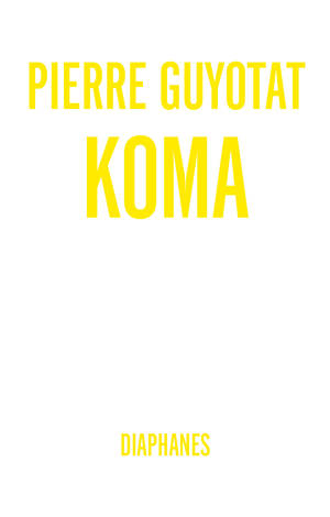 Pierre Guyotat: Koma